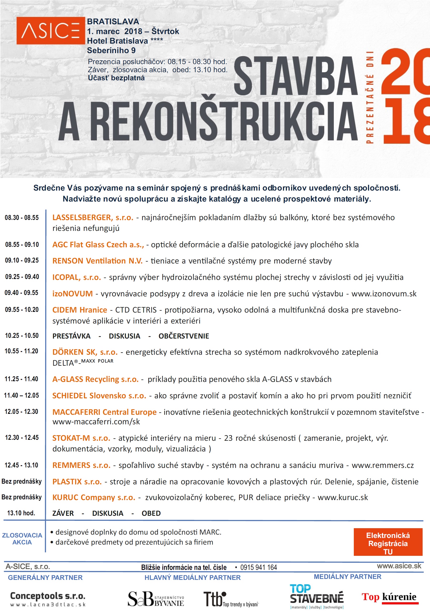 Stavba a rekonštrukcia Bratislava 2018 A-GLASS Stavba a rekonštrukcia Bratislava 2018 A-GLASS